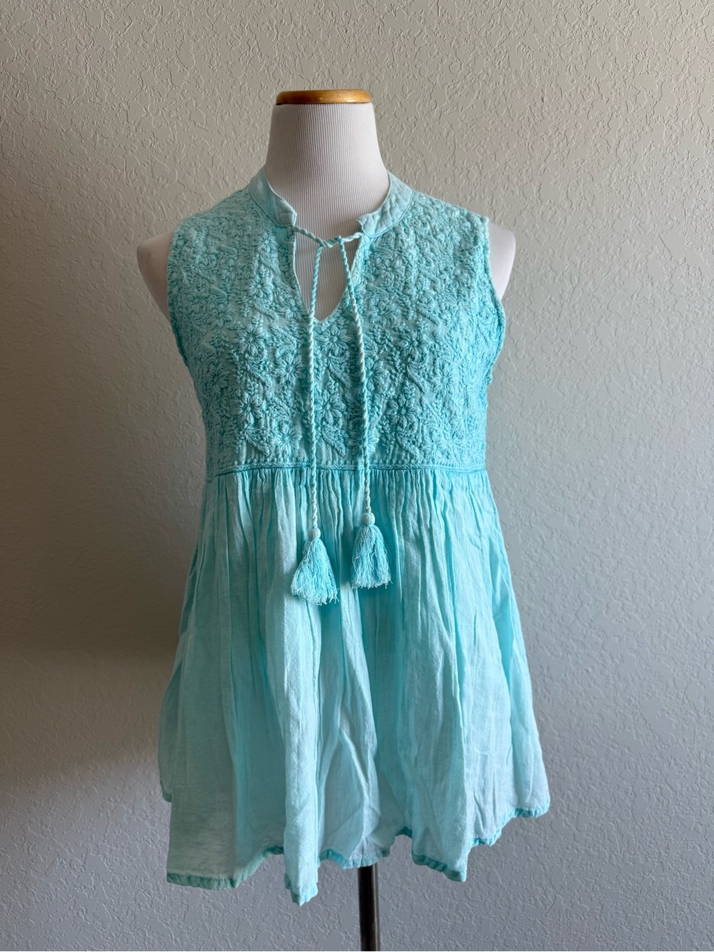 C&C California Embroidered Sleeveless Tank